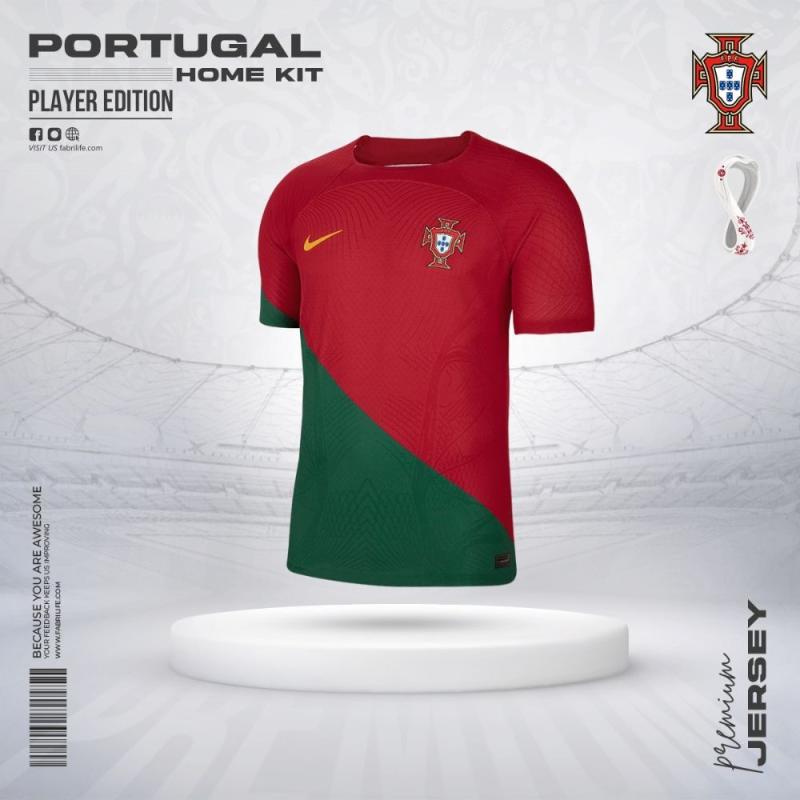 Portugal Fifa World Cup Home Jersey 2022 - Player Edition